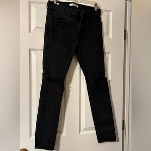 PacSun Black Distressed Skinny Jeans